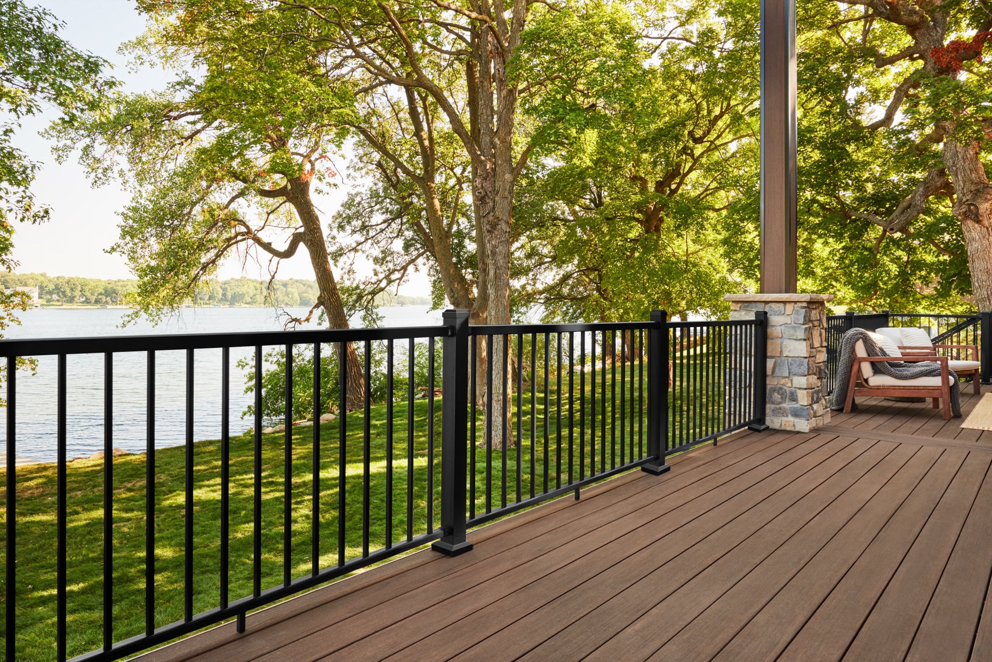 TimberTech AZEK English Walnut PVC decking